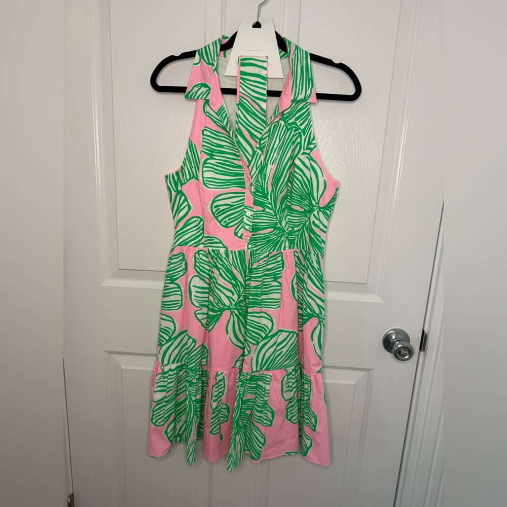 Lilly Pulitzer Who Let The Fronds Out Trisha Shirtdress- Size 8